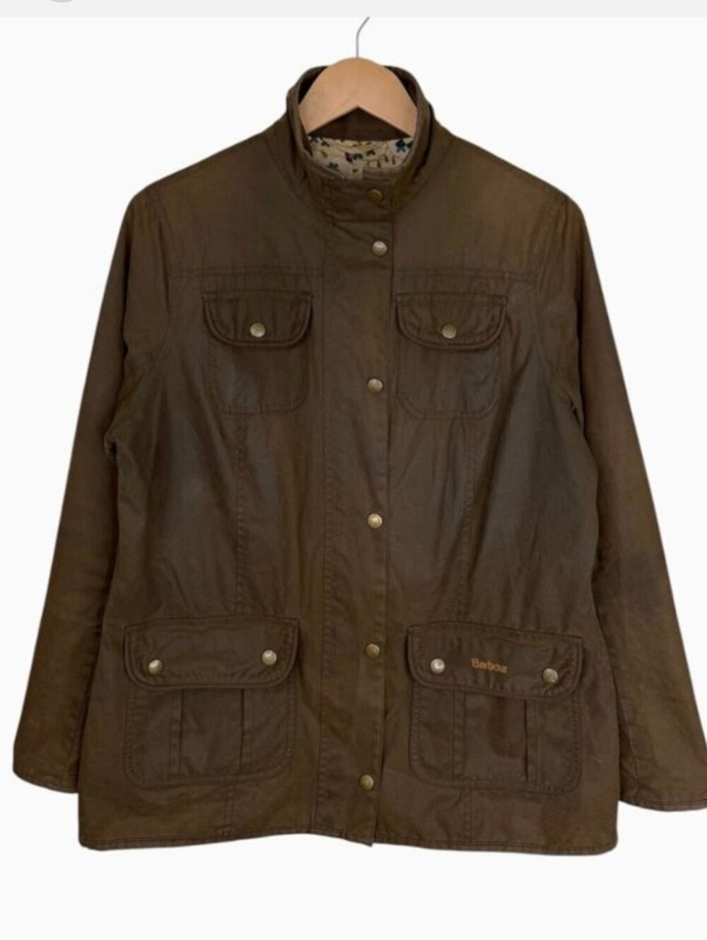 BARBOUR Kate Liberty Utility Jacket - Brown - Size 12